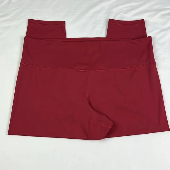Athleta Women’s 3X Elation Train 7/8 Tight Deep Red - Picture 2 of 11